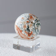 Heulandite & Moss Agate Sphere #4