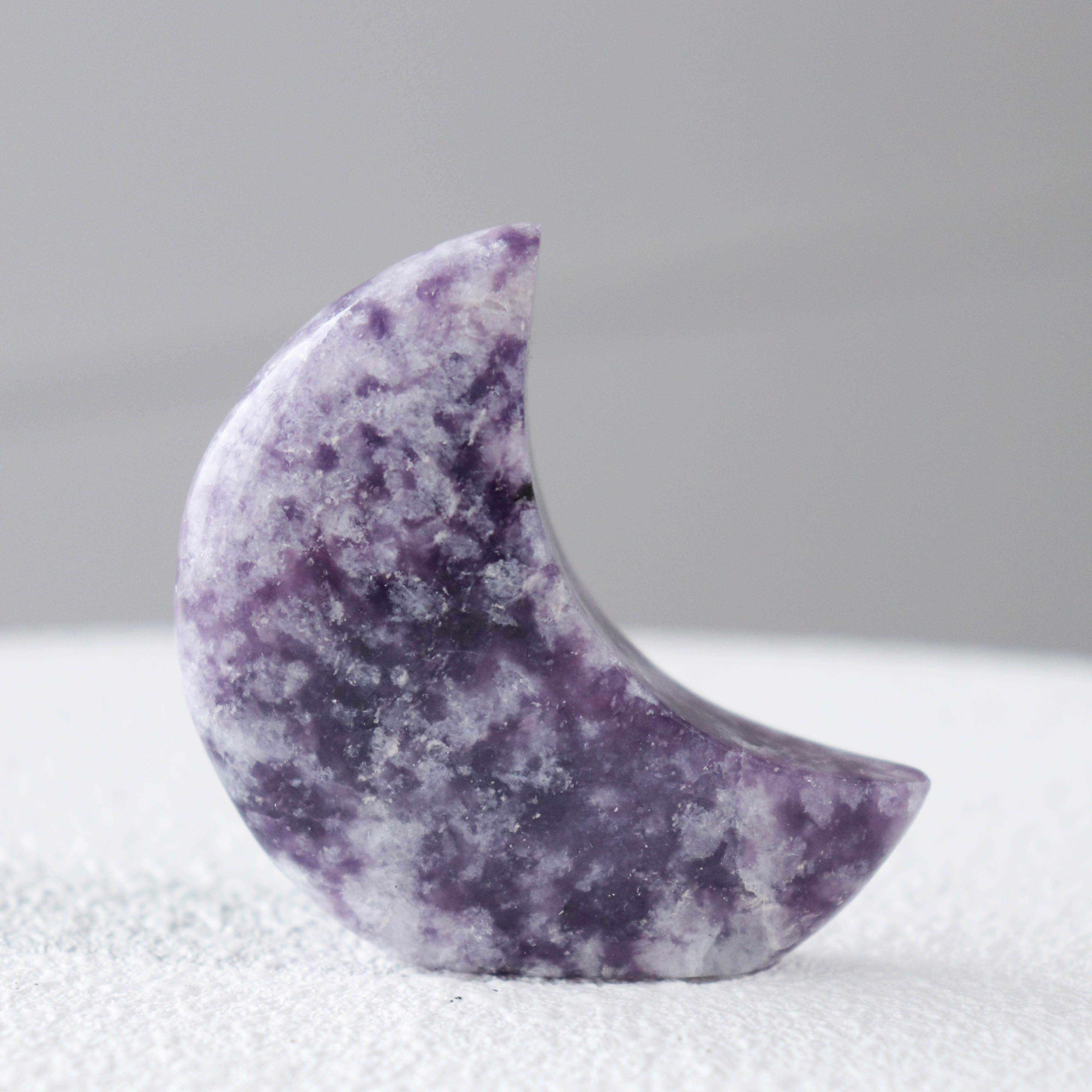 Lepidolite Standing Moon #2