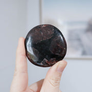Garnet in Matrix Palm #1