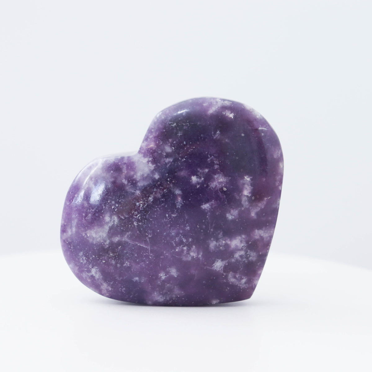 Lepidolite Heart