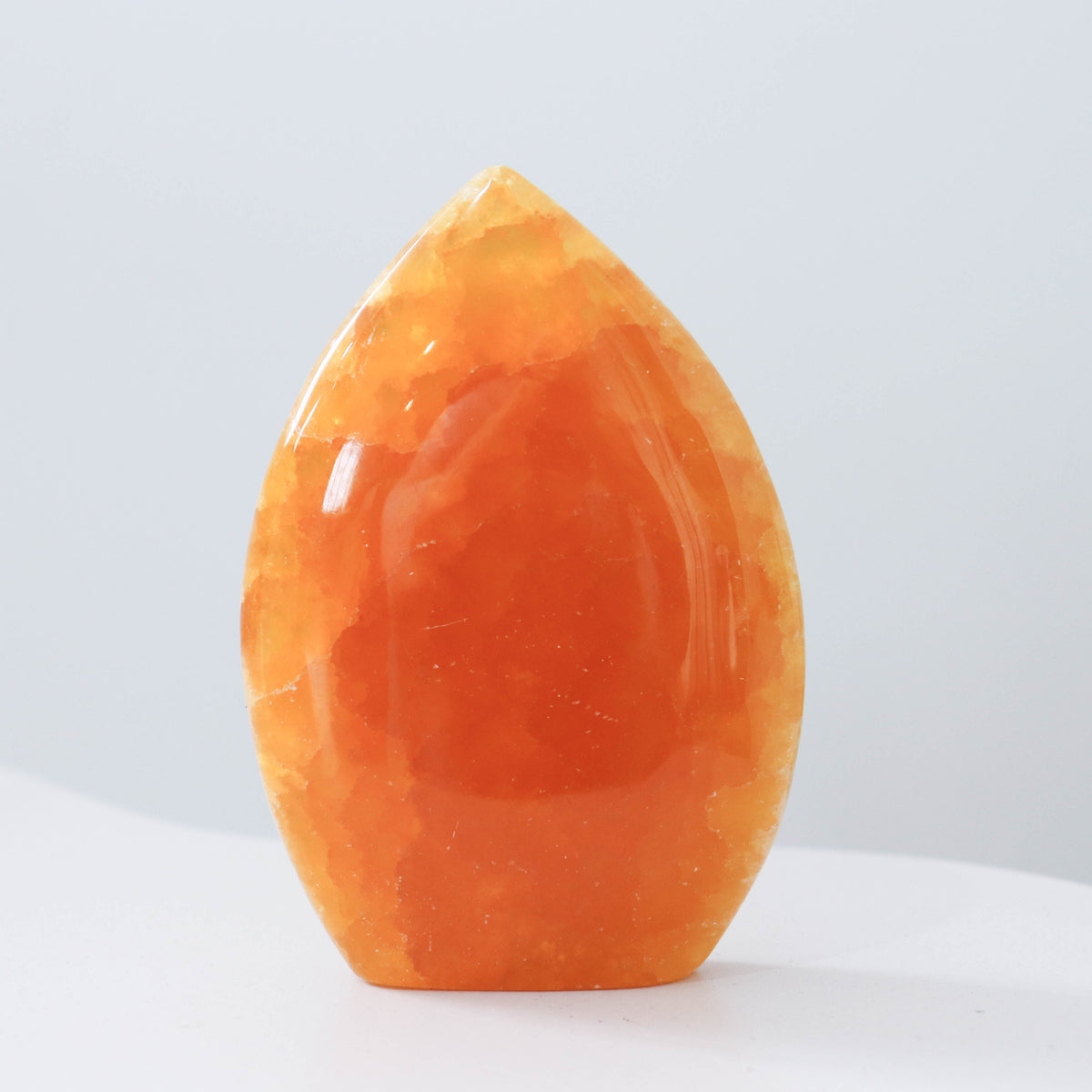Orange Calcite Flame #1