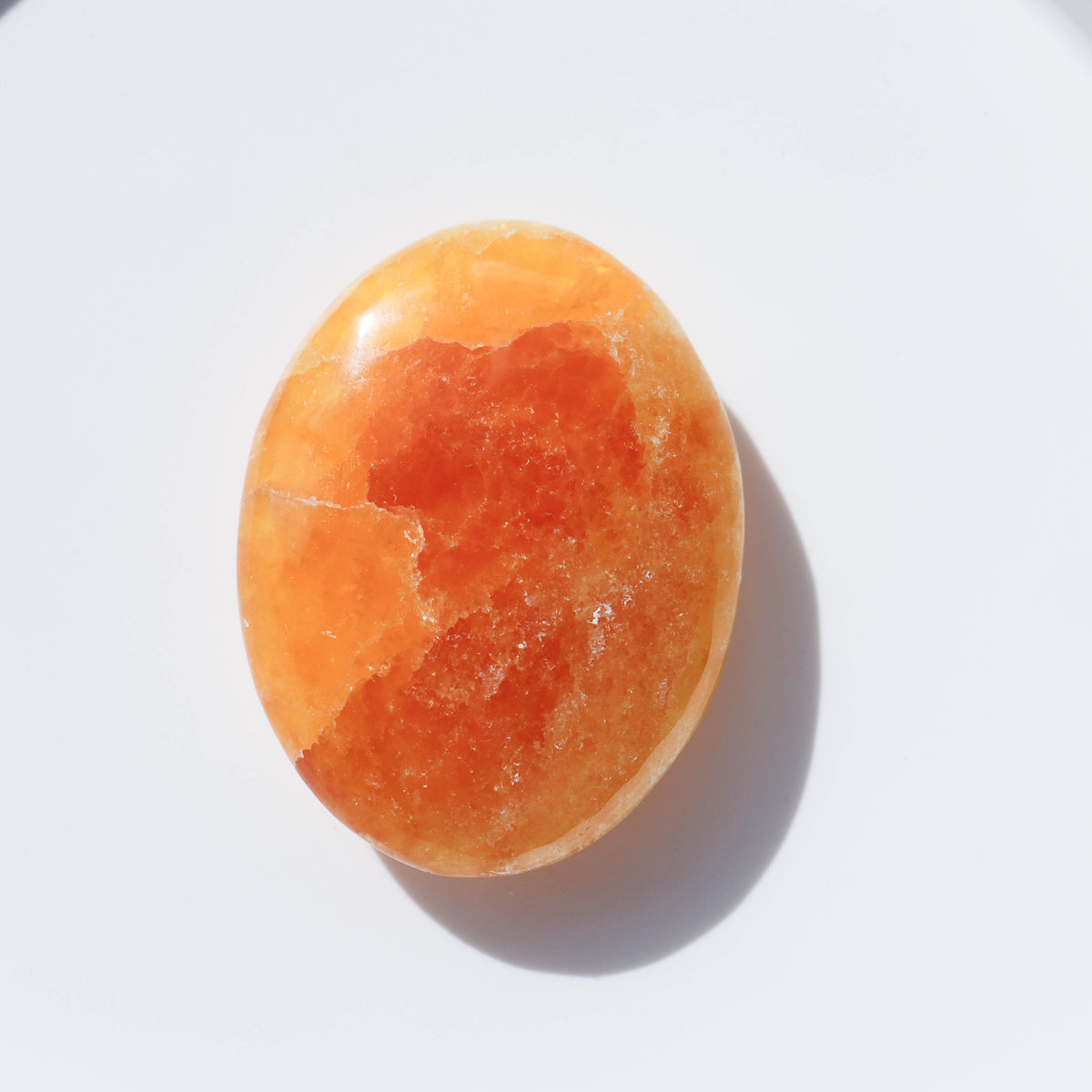 Orange Calcite Palm #1
