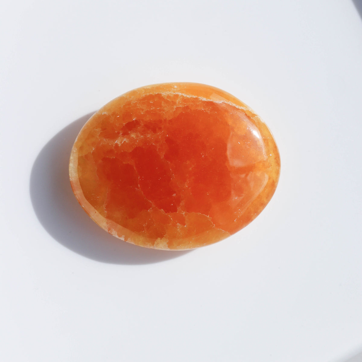 Orange Calcite Palm #2