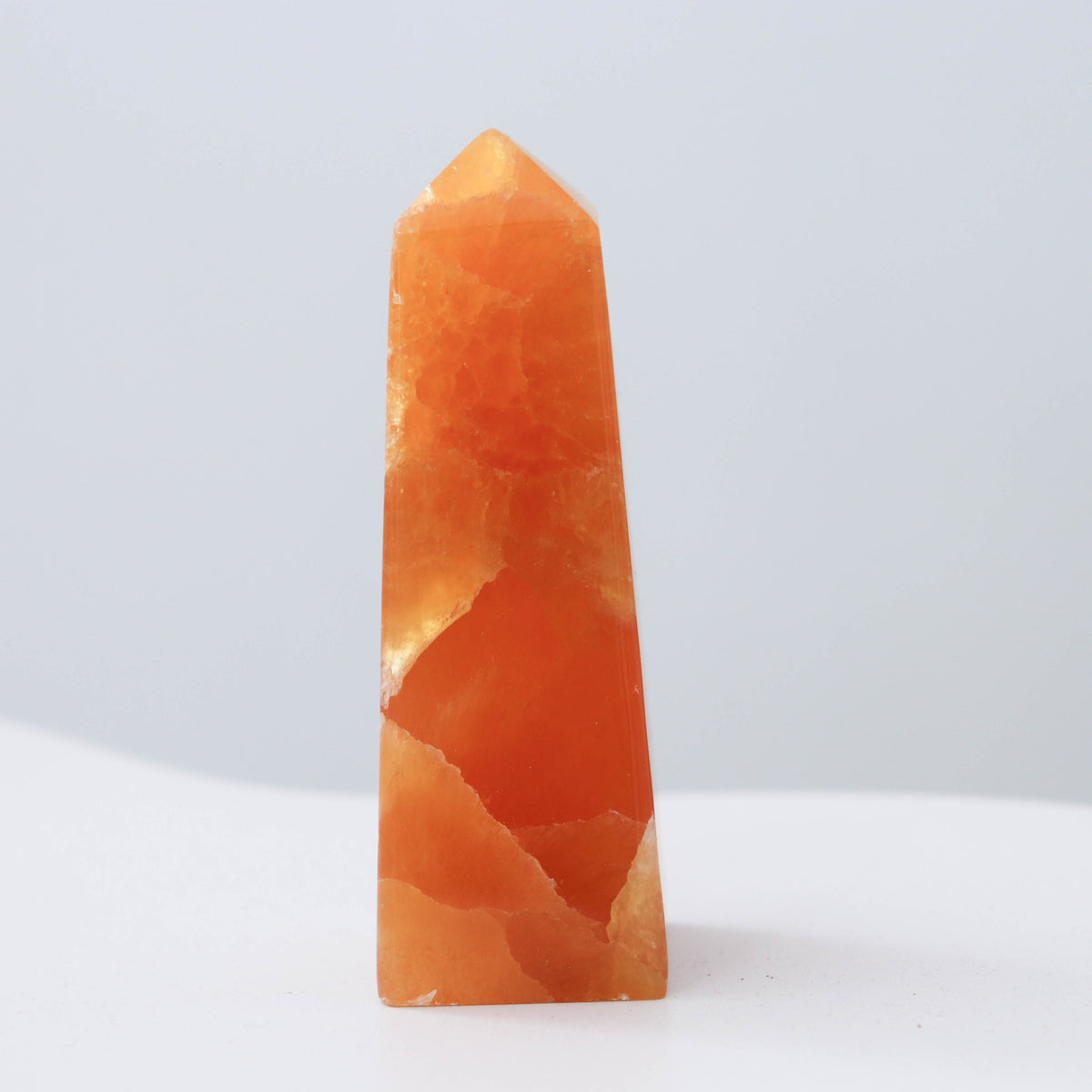 Orange Calcite Tower #1