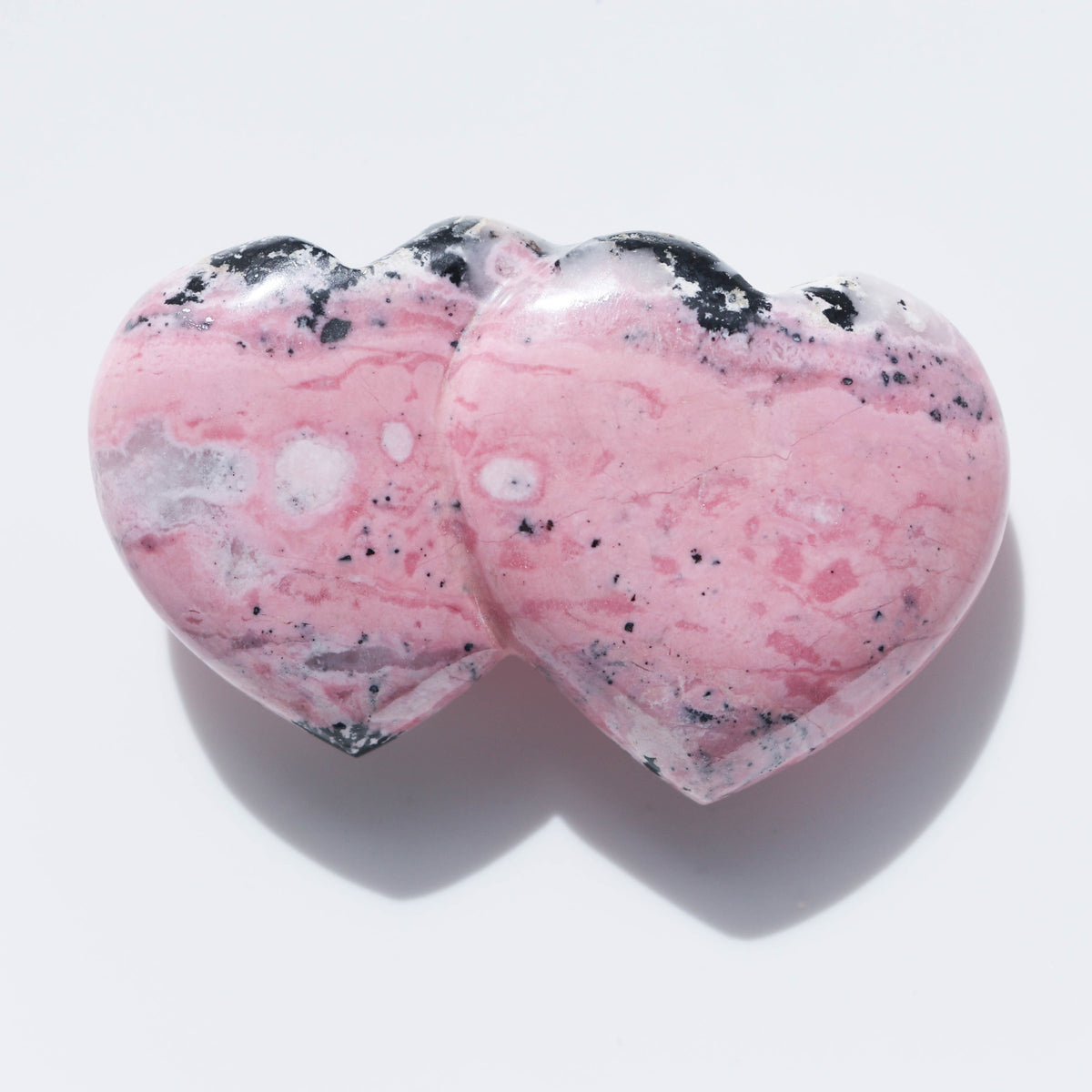 Rhodonite Double Heart #1