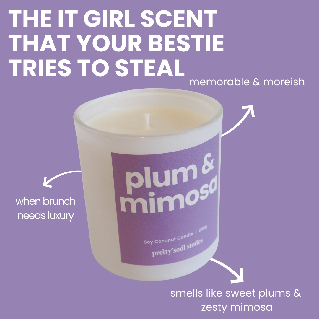 Plum & Mimosa Candle