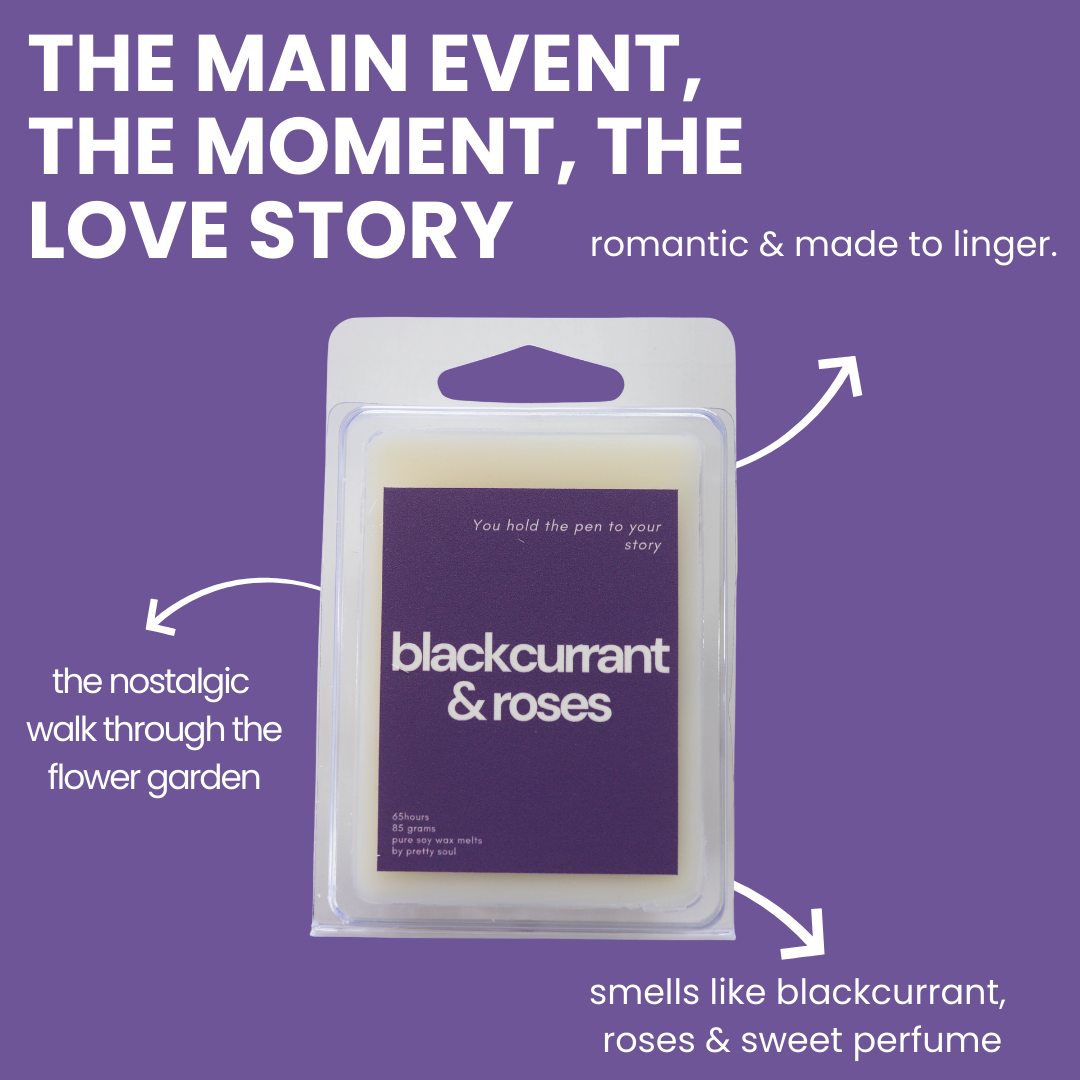 Blackcurrant & Roses Wax Melt ~ Inspired by Baies Diptyque