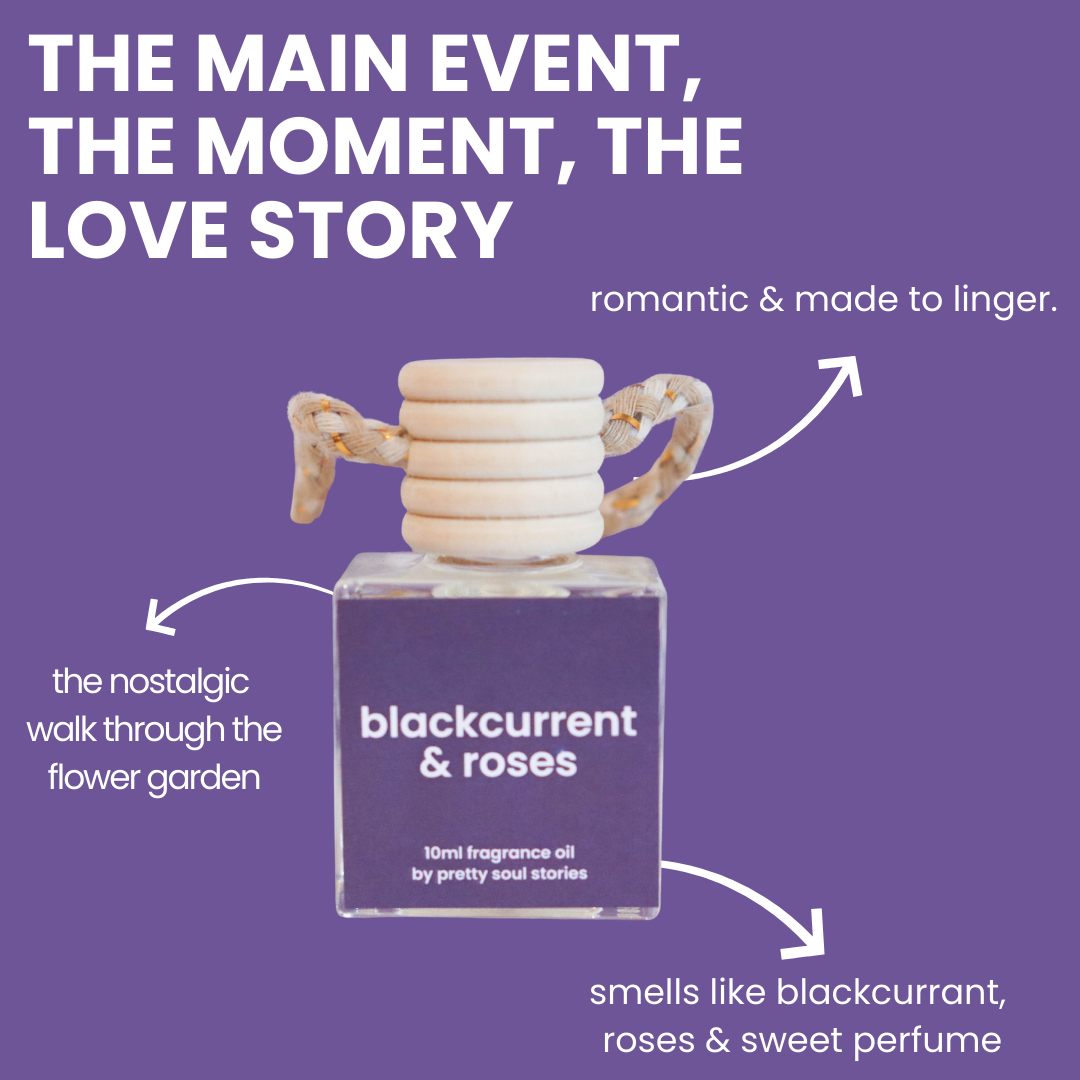 Blackcurrant & Roses Car Diffuser ~ Inspired by Baies Diptyque