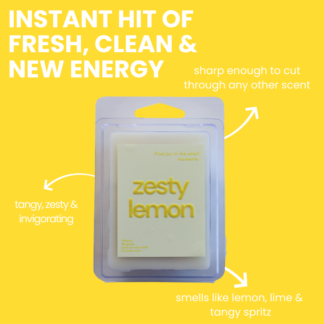 Zesty Lemon Wax Melt