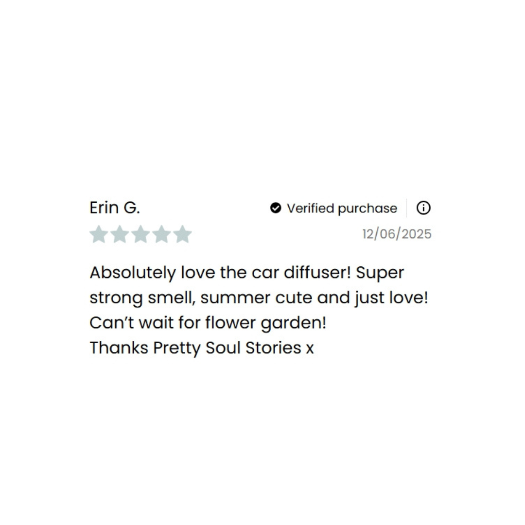 Blackcurrant & Roses Car Diffuser ~ Inspired by Baies Diptyque