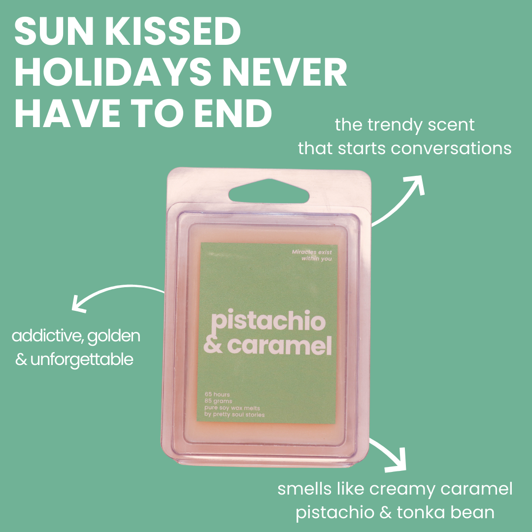 Pistachio Caramel Wax Melt ~ Inspired by Brazilian Bum Bum