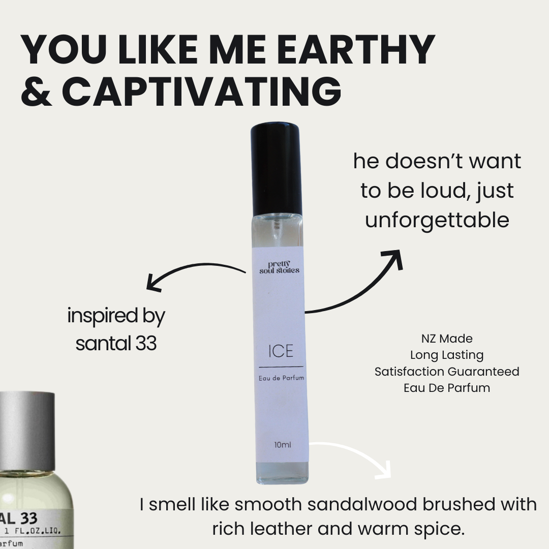 Ice ~ Eau de Parfum Inspired by Santal 33