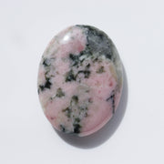 Thulite with Epidote Palm #1