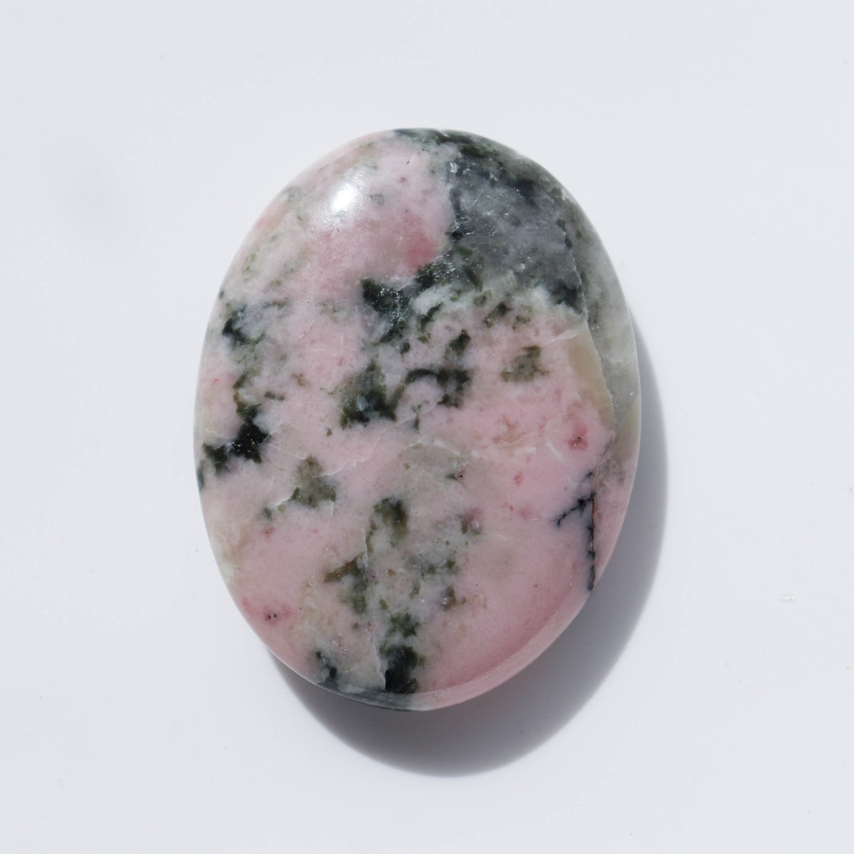 Thulite with Epidote Palm #1