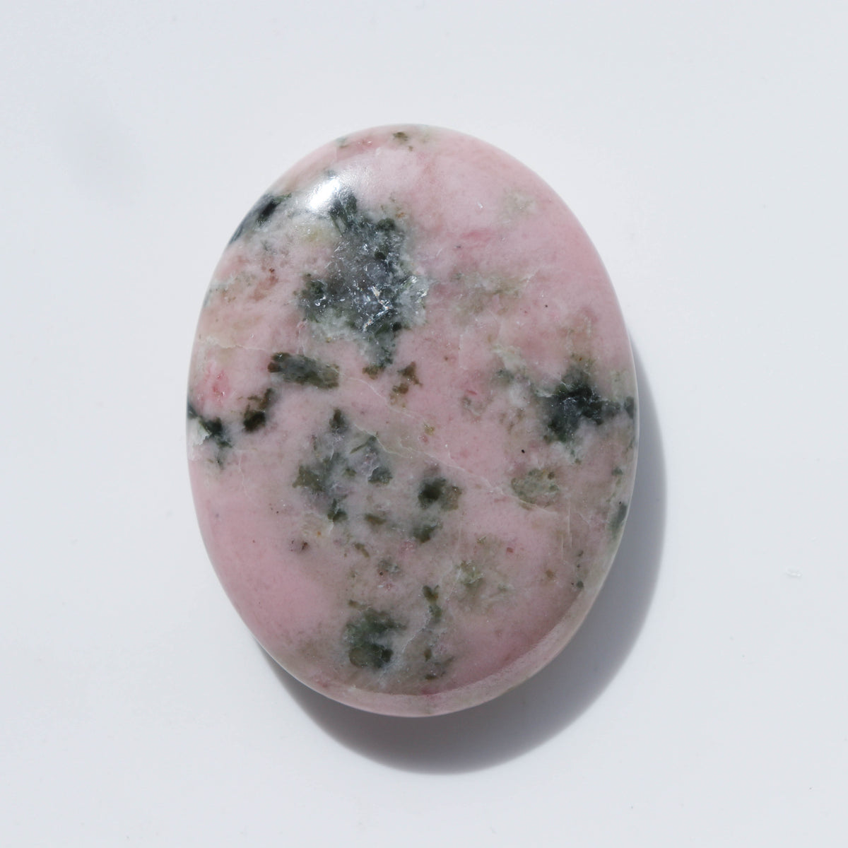 Thulite with Epidote Palm #2