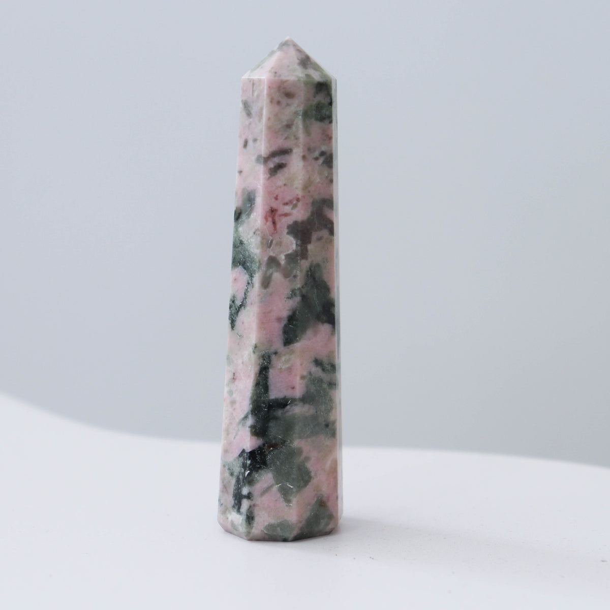Thulite with Epidote Tower #1