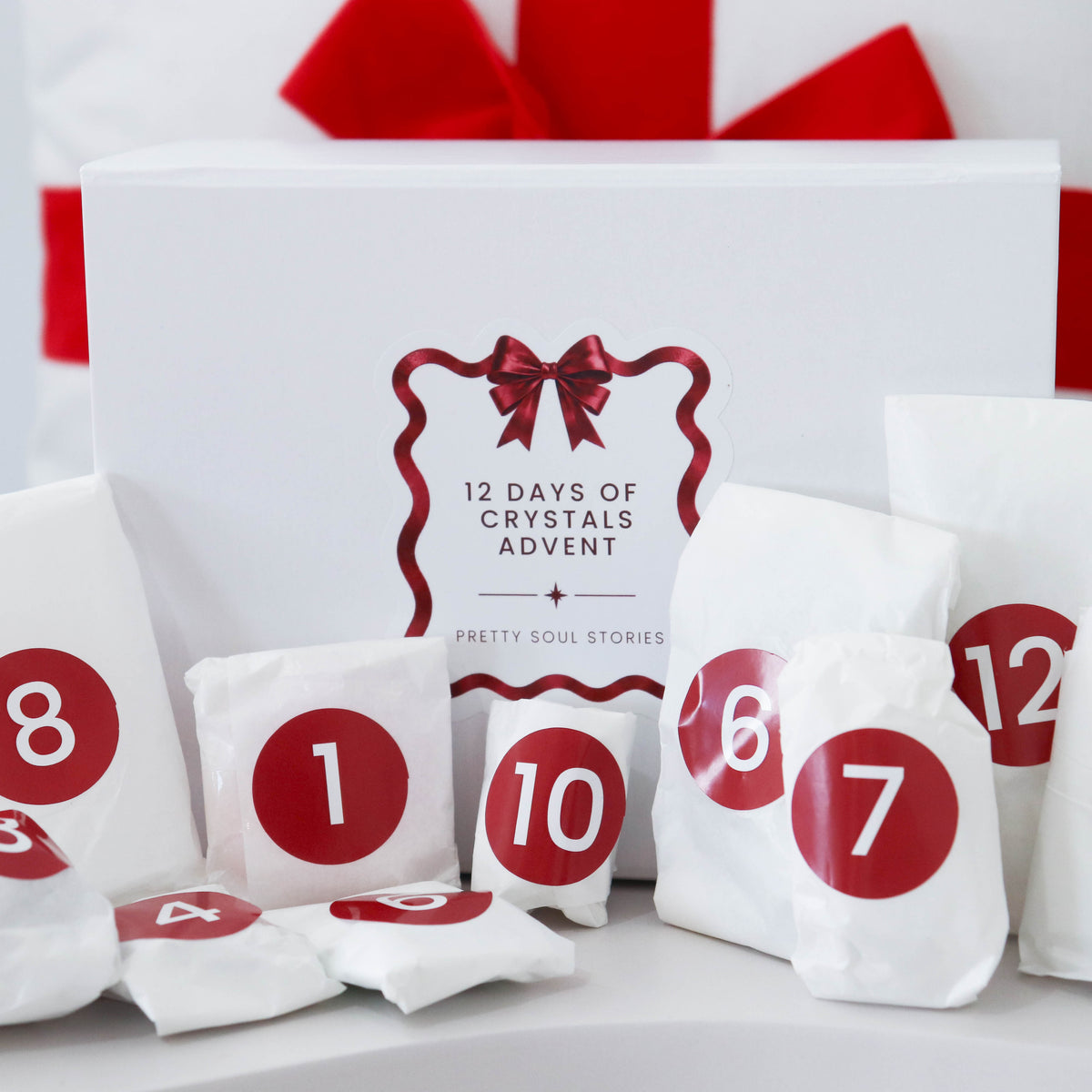 12 Days of Crystals Advent 2026 boxes and parcels