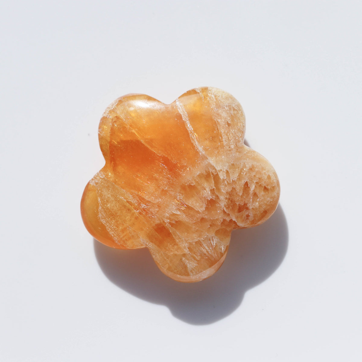 Orange Calcite Flower #1