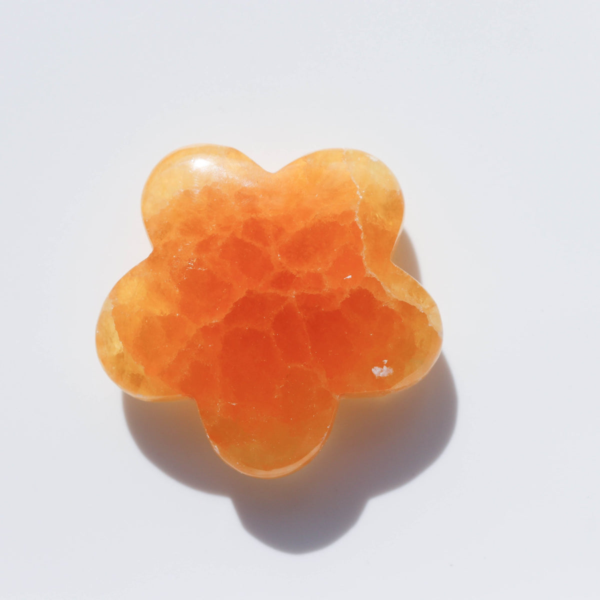 Orange Calcite Flower #2