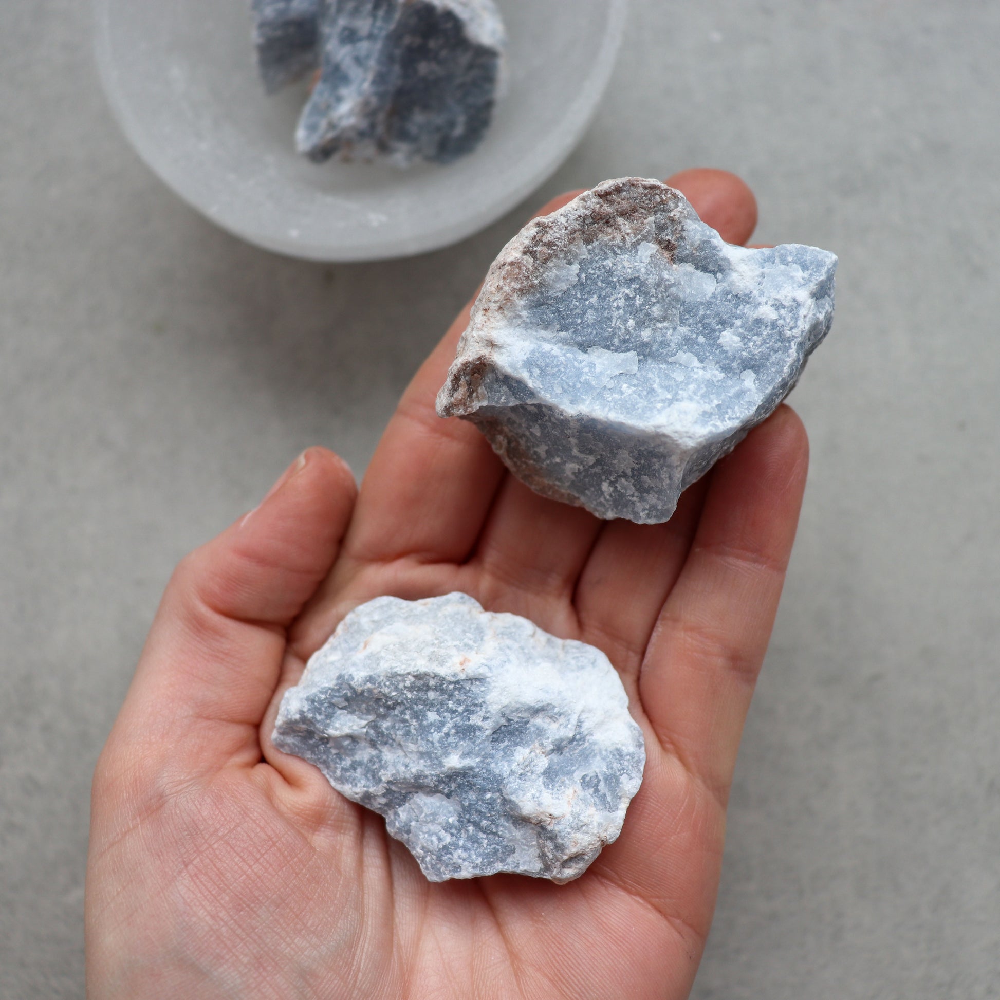 Angelite Raw - Pretty Soul Stories